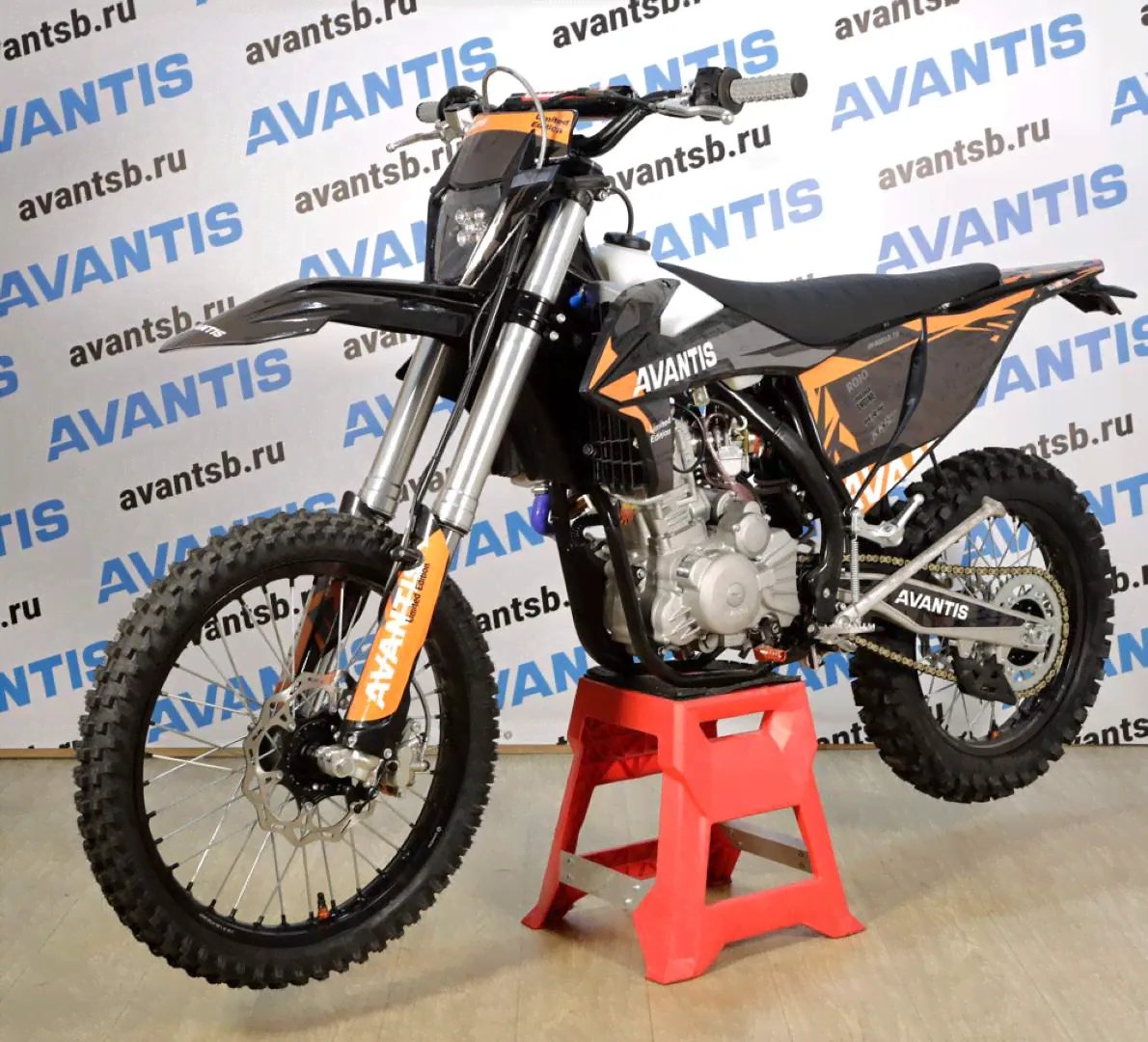 Мотоцикл кроссовый / эндуро Avantis (Авантис) Enduro 300 Carb (CBS300/174MN - 3 Design KTM черный) KKE с ПТС | Мотоцикл | (300сс, ZS CBS300/174MN-3, 21/18)-0