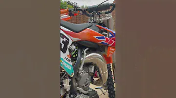 Let’s sort those scrap pads #ktm #sx65 #sundayfunday