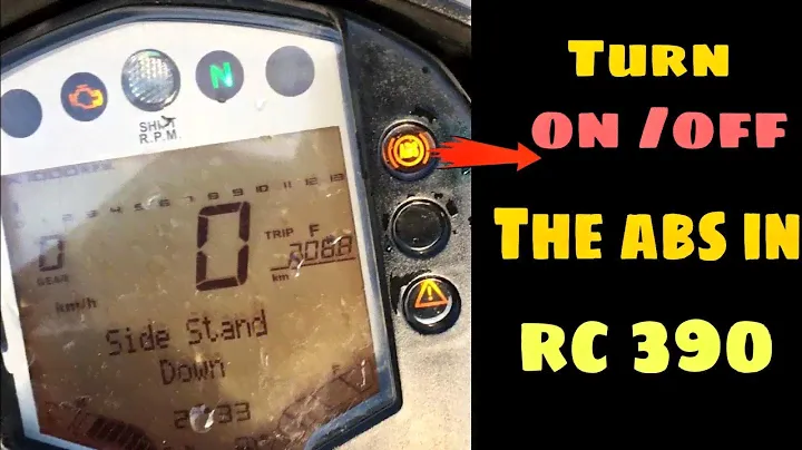 TURN ON/OFF THE ABS IN RC 390