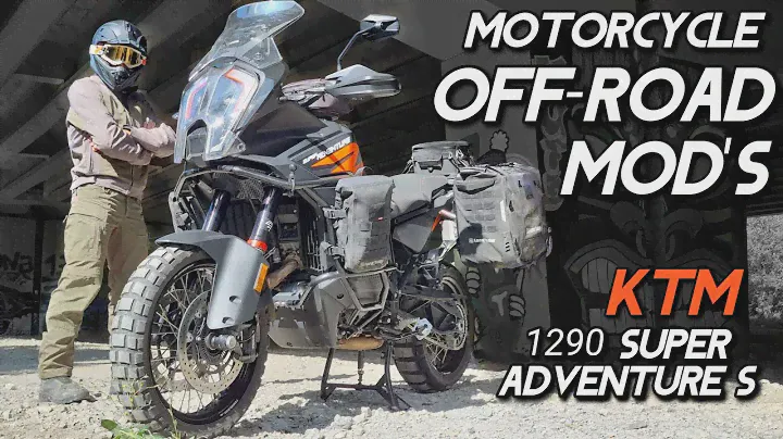 How I made my KTM 1290 Super Adventure S OFF-ROAD READY by doing these motorcycle MOD's