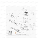 Рычаг тормоза KTM SX/EXC/125-500/14->