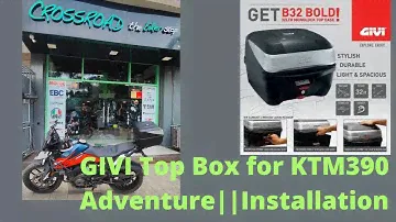 GIVI Top Box for KTM390 Adventure||Installation & More||Touring Essential