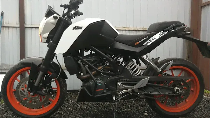 KTM Duke 200 первые впечатления.