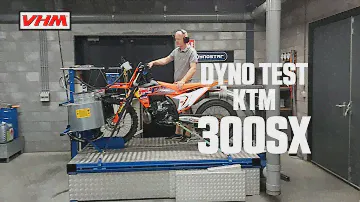 Dyno test KTM 300SX 2024 with VHM head and insert